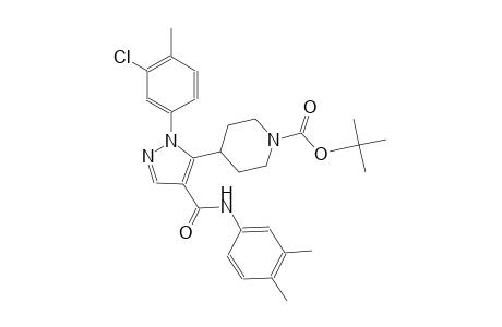 1-piperidinecarboxylic acid, 4-[1-(3-chloro-4-methylphenyl)-4-[[(3,4-dimethylphenyl)amino]carbonyl]-1H-pyrazol-5-yl]-, 1,1-dimethylethyl ester