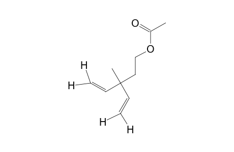 3-Ethenyl-3-methyl-4-pentenyl-acetate