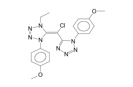 1-(PARA-METHOXYPHENYL)-5-[4-ETHYL-1-(PARA-METHOXYPHENYL)-4,5-DIHYDROTETRAZOLYL-5-CHLOROMETHYLENE]TETRAZOL