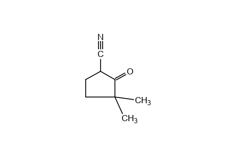 3,3-dimethyl-2-oxocyclopentanecarbonitrile