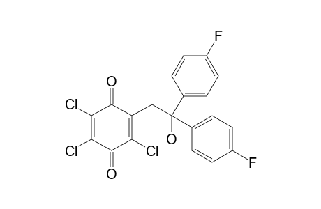 2-[2,2-bis(4-Fluorophenyl)-2-hydroxy-ethyl]-3,5,6-trichloro-1,4-benzoquinone