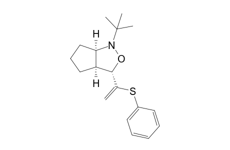 (3S*,3aS*,6aR*)-1-tert-Butyl-3-[1-(phenylthio)ethenyl]hexahydro-1H-cyclopent[c]isoxazole
