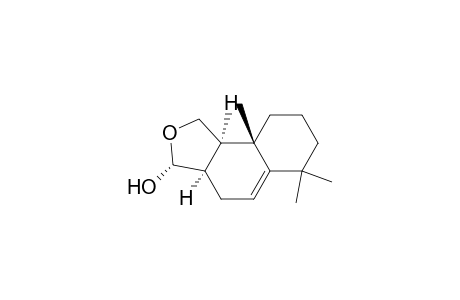 Naphtho[1,2-c]furan-3-ol, 1,3,3a,4,6,7,8,9,9a,9b-decahydro-6,6,9a-trimethyl-, (3.alpha.,3a.alpha.,9a.beta.,9b.alpha.)-(.+-.)-