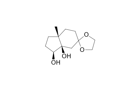 (1S,3aR,7aR)-3a-methylspiro[1,2,3,4,5,7-hexahydroindene-6,2'-1,3-dioxolane]-1,7a-diol