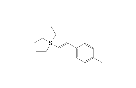 (E)-1-(1-Triethylsilyl-1-propen-2-yl)-4-methylbenzene