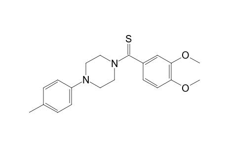 4-thioveratroyl-1-(p-tolyl)piperazine