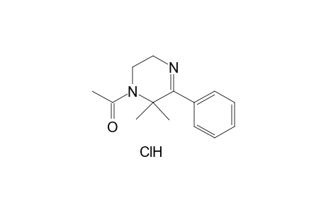 1-Acetyl-2,2-dimethyl-3-phenyl-1,2,5,6-tetrahydropyrazine, hydrochloride