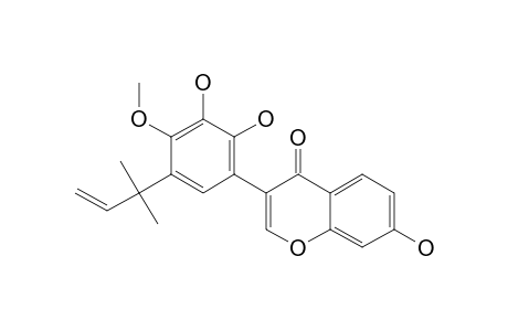 SECUNDIFLOROL_C;5'-ALPHA,ALPHA-DIMETHYLALLYL-7,2',3'-TRIHYDROXY-4'-METHOXYFLAVONE