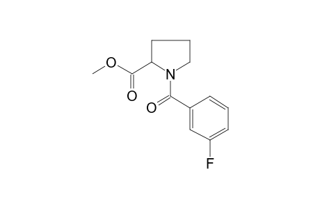 L-Proline, N-(3-fluorobenzoyl)-, methyl ester