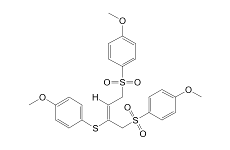 (E)-1,4-bis[(p-methoxyphenyl)sulfonyl]-2-[(p-methoxyphenyl)htio]-2-butene