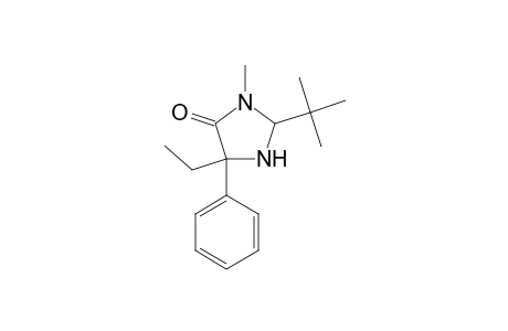 2-tert-Butyl-5-ethyl-3-methyl-5-phenyl-4-imidazolidinone
