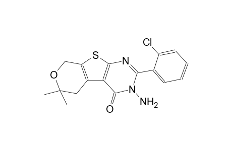 3-amino-2-(2-chlorophenyl)-6,6-dimethyl-3,5,6,8-tetrahydro-4H-pyrano[4',3':4,5]thieno[2,3-d]pyrimidin-4-one