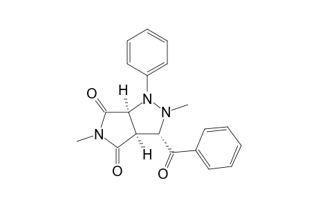 Pyrrolo[3,4-c]pyrazole-4,6(1H,5H)-dione, 3-benzoyltetrahydro-2,5-dimethyl-1-phenyl-, (3.alpha.,3a.alpha.,6a.alpha.)-