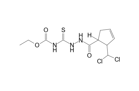 1-thioimidodicarboxylic acid, 2-ethyl ester, 1-{{[2-(dichloromethyl)-3-cyclopenten-1-yl]carbonyl}hydrazide