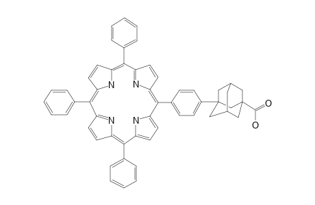 5-[4-(Carboxyadamanthyl-3)-phenyl]-10,15,20-triphenyl-21H,23H-porphine