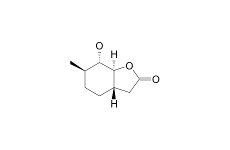 2-HYDROXY-5-METHYL-9-OXABICYCLO-[4.3.0]-NONAN-8-ONE