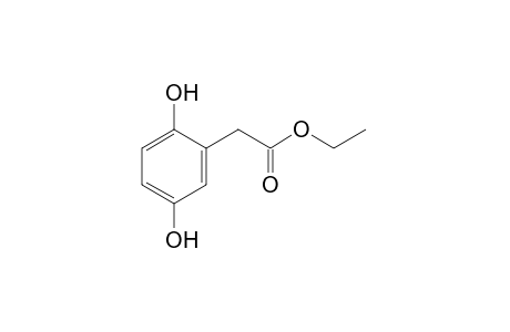 (2,5-dihydroxyphenyl)acetic acid, ethyl ester