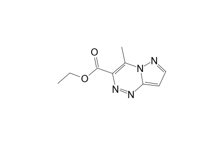 Pyrazolo[5,1-c]-as-triazine-3-carboxylic acid, 4-methyl-, ethyl ester