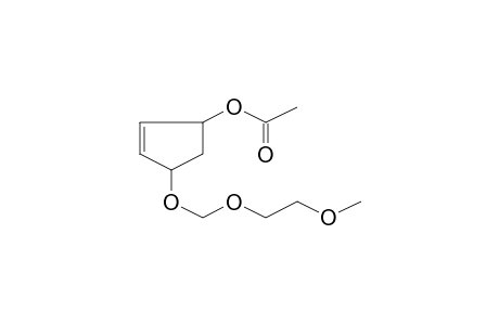 4-[(2-Methoxyethoxy)methoxy]-2-cyclopenten-1-yl acetate
