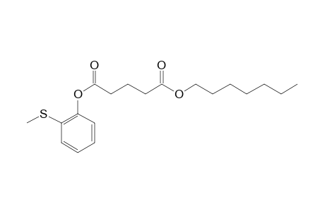 Glutaric acid, heptyl 2-(methylthio)phenyl ester