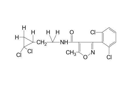 N-[2-(2,2-dichlorocyclopropyl)ethyl]-3-(2,6-dichlorophenyl)-5-methyl-4-isoxazolecarboxamide