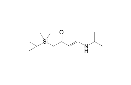 4-(N-Isopropylamino)-1-(tert-butyldimethylsilyl)pent-3-en-2-one