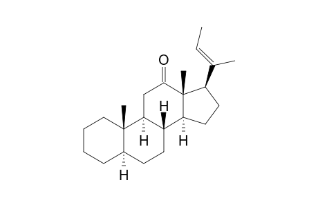 24-Norchol-20(22)-en-12-one, (5.alpha.)-