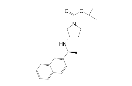 N-(tert-Butoxycarbonyl)-3(S)-(1-(S)-.beta.-naphthylethyl)aminopyrrolidine