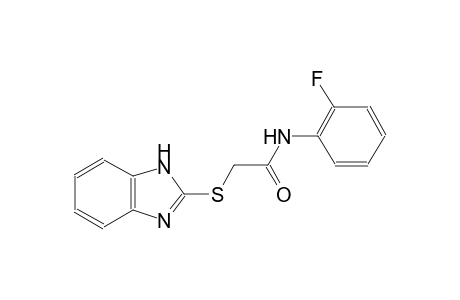 2-(1H-benzimidazol-2-ylsulfanyl)-N-(2-fluorophenyl)acetamide