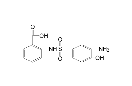 N-[(3-amino-4-hydroxyphenyl)sulfonyl]anthranilic acid