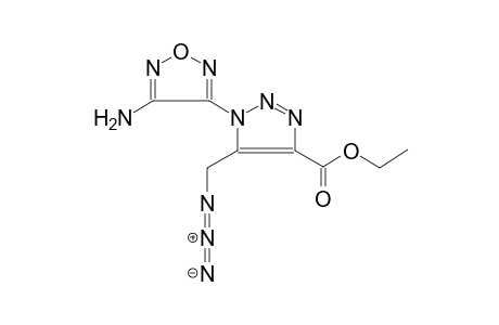 1H-1,2,3-triazole-4-carboxylic acid, 1-(4-amino-1,2,5-oxadiazol-3-yl)-5-(azidomethyl)-, ethyl ester