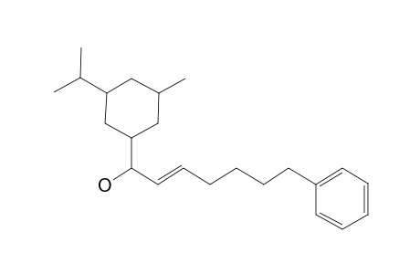 7-Phenyl-1-(3'-isopropyl-5'-methylcyclohexyl)-2-hepten-1.alpha.-ol