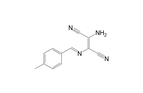 2-Butenedinitrile, 2-amino-3-[[(4-methylphenyl)methylene]amino]-