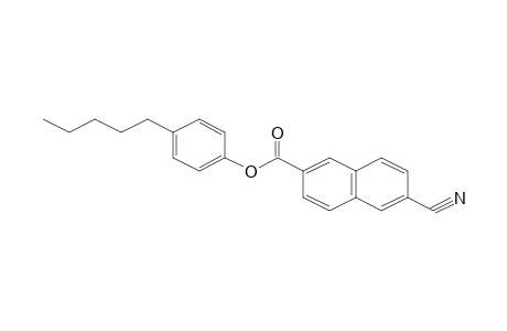 6-Cyanonaphthalene-2-carboxylic acid, 4-pentyl-phenyl ester