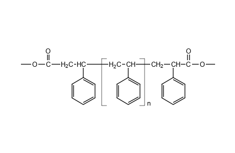 Polystyrene, dicarboxy terminated