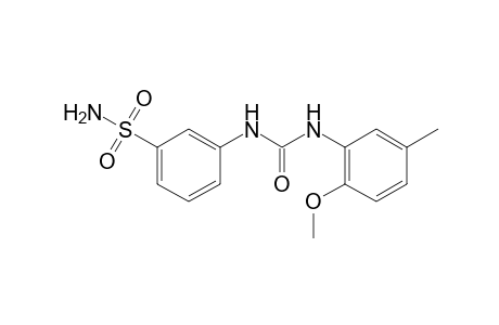 2-methoxy-5-methyl-3'-sulfamoylcarbanilide