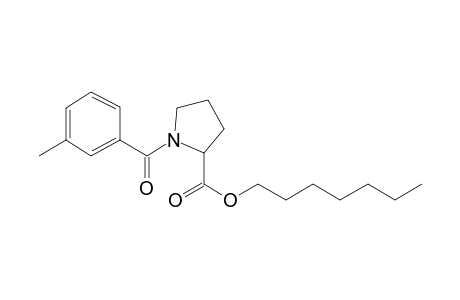 L-Proline, N-(3-methylbenzoyl)-, heptyl ester