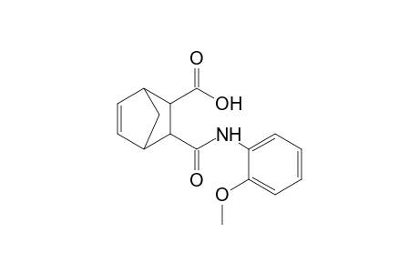 3-[(o-methoxyphenyl)carbamoyl]-5-norbornene-2-carboxylic acid
