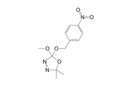 2-(4-Nitrobenzyloxy)-2-methoxy-5,5-dimethyl-1,2,4-oxadiazoline