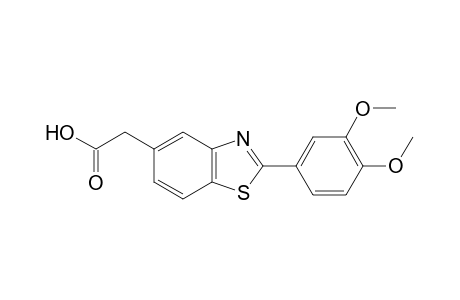 2-(3,4-dimethoxyphenyl)-5-benzothiazoleacetic acid