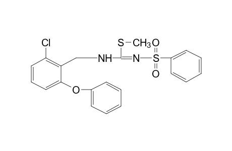 3-(2-chloro-6-phenoxybenzyl)-2-methyl-1-(phenylsulfonyl)-2-thiopseudourea