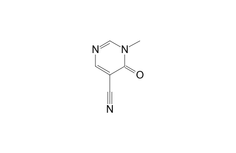 4-Hydroxy-5-pyrimidinecarbonitrile, N-methyl-