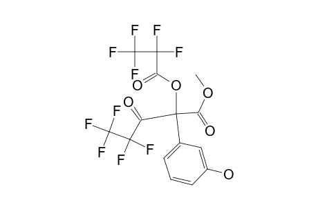 Methyl-di(pentafluoropropionyl) m-hydroxymandelate