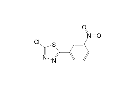 2-Chloro-5-(3-nitrophenyl)-1,3,4-thiadiazole