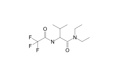 N-(Diethyl)-2-[N-(trifluoroacetyl)amino]-3-methylbutan-1-amide