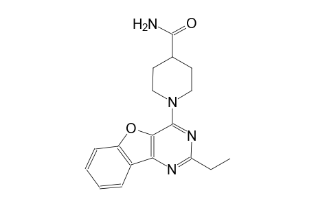 1-(2-ethyl[1]benzofuro[3,2-d]pyrimidin-4-yl)-4-piperidinecarboxamide