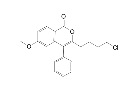 3-(4-Chloro-n-butyl)-6-methoxy-4-phenyl-1H-isochromen-1-one