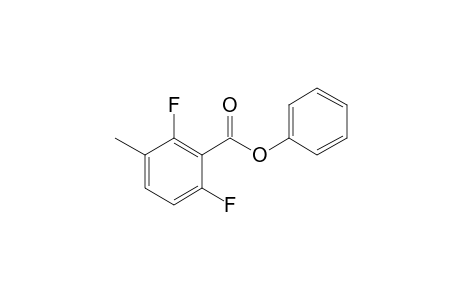 2,6-Difluoro-3-methylbenzoic acid, phenyl ester