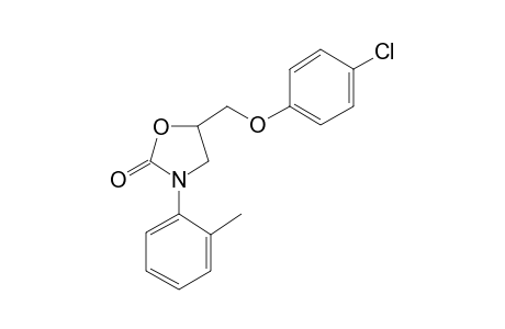 5-(p-Chlorophenoxymethyl)-3-(o-tolyl)-2-oxazolidone