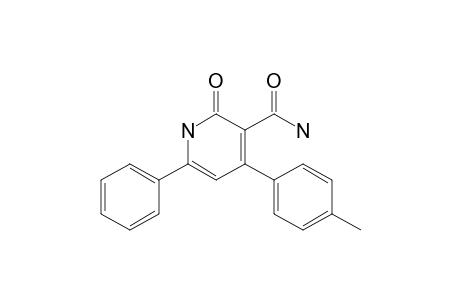 1,2-Dihydro-4-(4-methylphenyl)-6-phenyl-2-oxo-3-pyridine-carboxamide